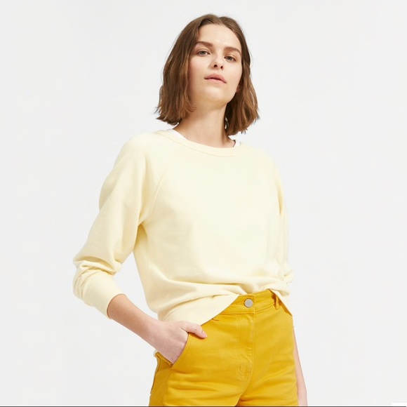 Everlane Tops - Everlane Lightweight French Terry Crew Sweatshirt